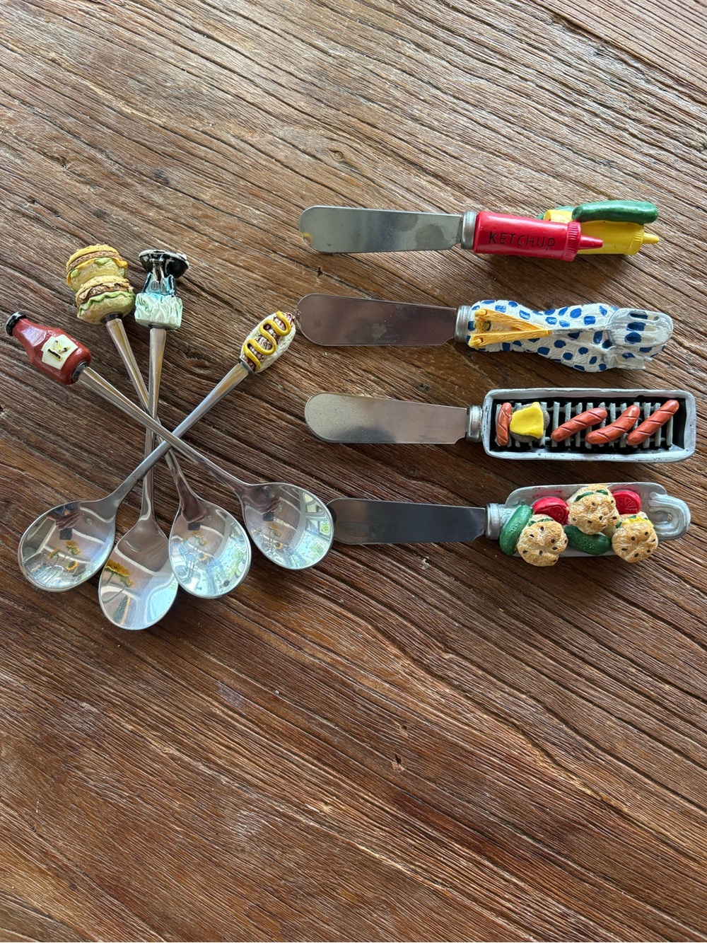 BBQ Theme Spreaders and Spoons